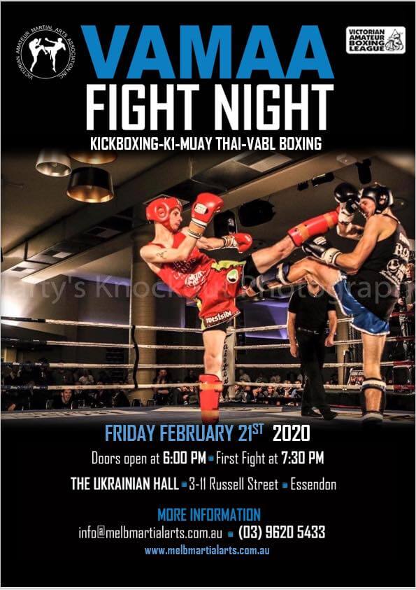 Vamaa Amateur Fight Nights Melbourne Fight Club